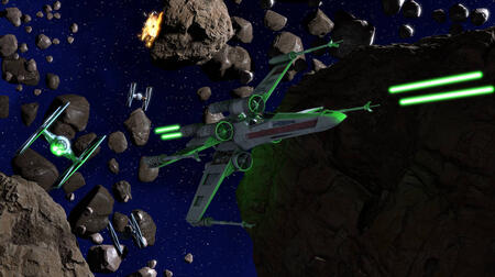 Small Space Battle Scene $30